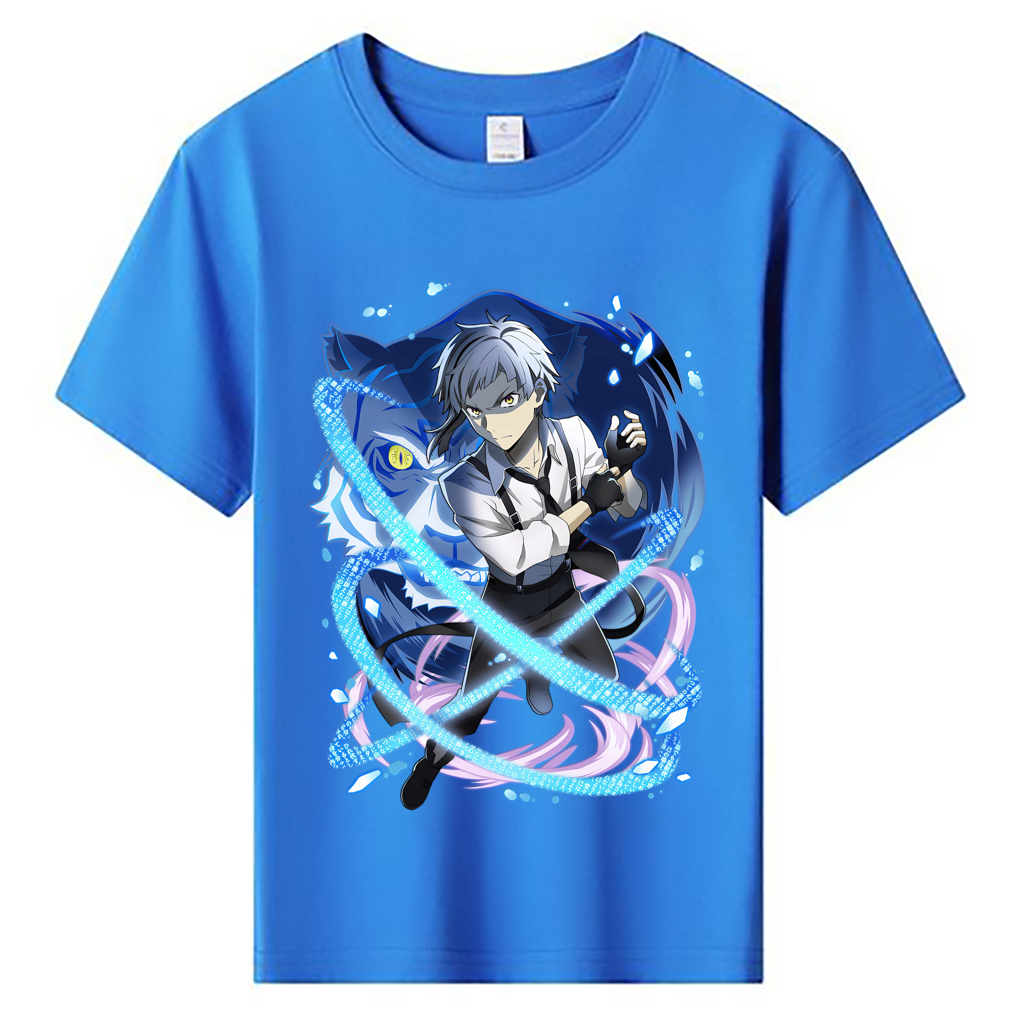 （画像用） 文豪ストレイドッグス Bungo Stray Dogs 綿100％キッズTシャツ（フロントプリント）